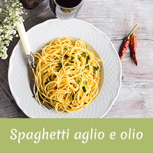 Spaghetti aglio e olio Jingilli